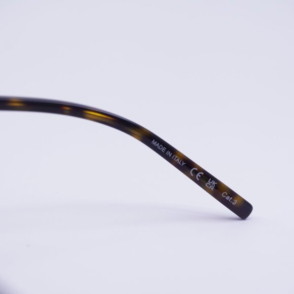 Saint Laurent SL623 002 Sunglasses Dark Havana Round Frame, Grey Lenses - Picture 8 of 11